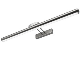 MQOUO 24.4" Wireless Picture Lights, Rechargeable Battery Art Display Light with Remote Control, Dimmable/Timer Off Dartboard Light, 3 Lighting Modes Full Metal Painting Display Lights (Nickel-1Pack)