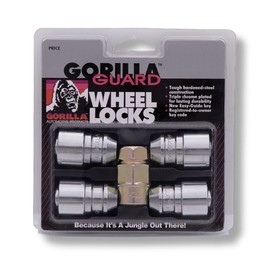 Gorilla Automotive 61681 Acorn Gorilla Guard Locks (1/2" Thread Size) - Pack of 4