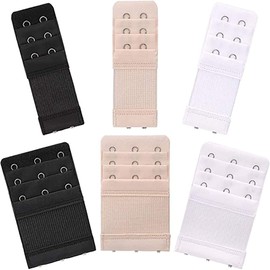 iminoo 6 Pcs Women's Bra extenders 2 Hooks/3 Hooks Bra Extension (2 Hooks+3 Hooks)