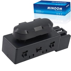 MINOOM 5F9T14B709AA 6 Way Power Seat Adjust Switch Replacement for Ford 2005-2015 Edge Escape Expedition Explorer Flex F150 F250 F350 F450 Lincoln MKX Part No.#9L3Z-14A701-A丨5F9Z14A701AA丨1S9085丨SW7258