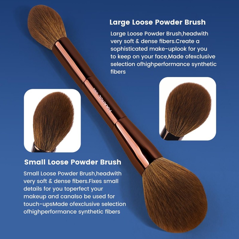 MAANGE 20 PCS Foundation Makeup Brush Set, Double-ended Kabuki Brush