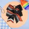 DEEKA 8" Softball Cheer Bows with Glitter Stitching Thread Cheerleader