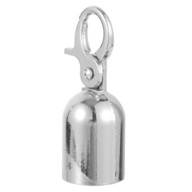 Garneck Stainless Steel Rope End Cap 20 mm - Robust Cord Stopper and Rope Connector for Carabiner Hooks - Ideal for Railings and Outdoor Applications Durable and Weatherproof