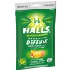 HALLS Defense Assorted Citrus Sugar Free Vitamin C Drops, 25