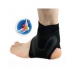 Ankle Support Brace Taping Socks Strap for Sports & Soccer Compression Support Left Foot (225-245mm) 2ea