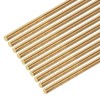 DMiotech 10 Pack 0.8mm x 200mm Brass Rods, Solid Round