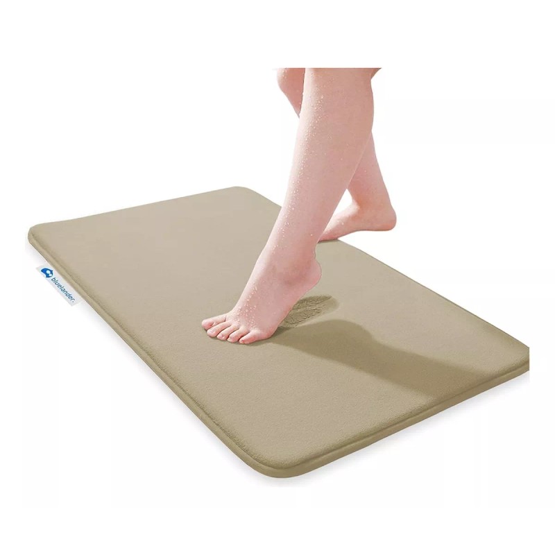 Bluelander Tapete Baño Antideslizante Absorbente Memory Foam 2 Piezas