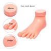 AORAEM Practice Fake Foot Flexible Movable Soft Silicone Fake Foot
