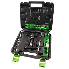 MERWOF 2 IN 1 HVAC Flaring & Swaging Tool, 45° Single Flare Tool for 1/4''-3/4'' and 6-19mm Copper Aluminum Soft Tubes, Manual Pipe Tool with Expander Heads