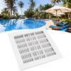 SP‑1031 Pool Main Drain 25.3x25.3cm Replacement Pool Square Main Drain