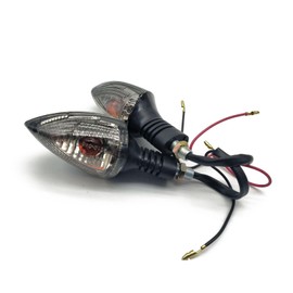 VRWEARE 2PCS Motorcycle Turn Signals Front/Rear Indicators Compatible with KTM 990 690 Adventure Super Enduro Duke SMT SMC (Smoke Shell)