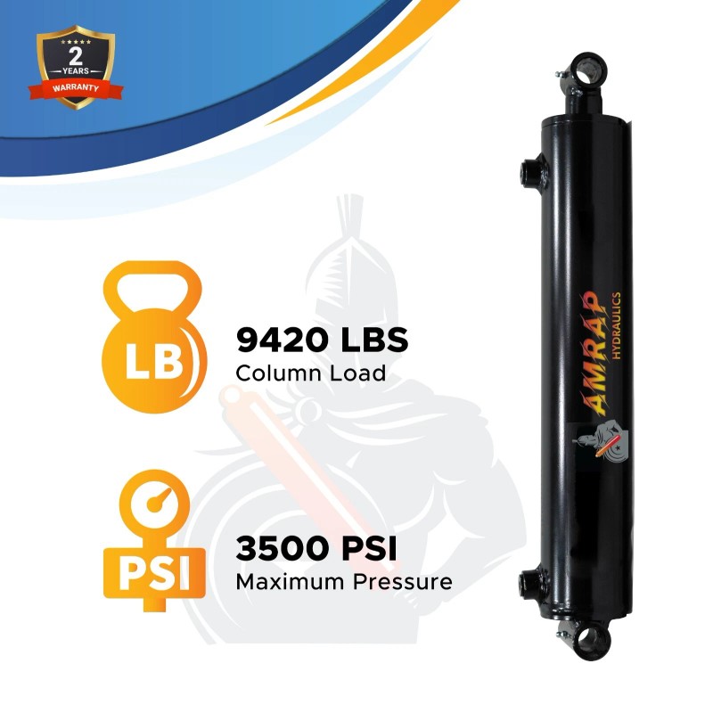AMRAP Co 2x4 Hydraulic Cylinder 2" Bore 4" Stroke Welded