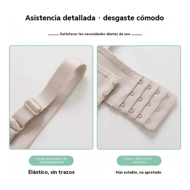 Paquete 4 Brassier Sin Varillascomodo Y Moderno Respirable