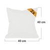 npluseins Double Pack Cotton Cushion Covers Modern Home Decoration in