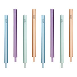 BSeal Bag Sealer - Keep Food Crisp & Fresh Longer | Food Saver | Bag Clips | Pastel Colors | Pack of 8