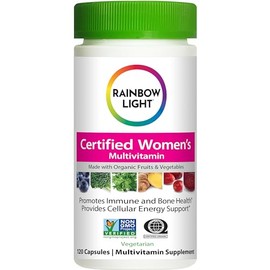Rainbow Light Certified Womens Multivitamin, Multivitamin Supplement, 120 Caps (Pack May Vary)