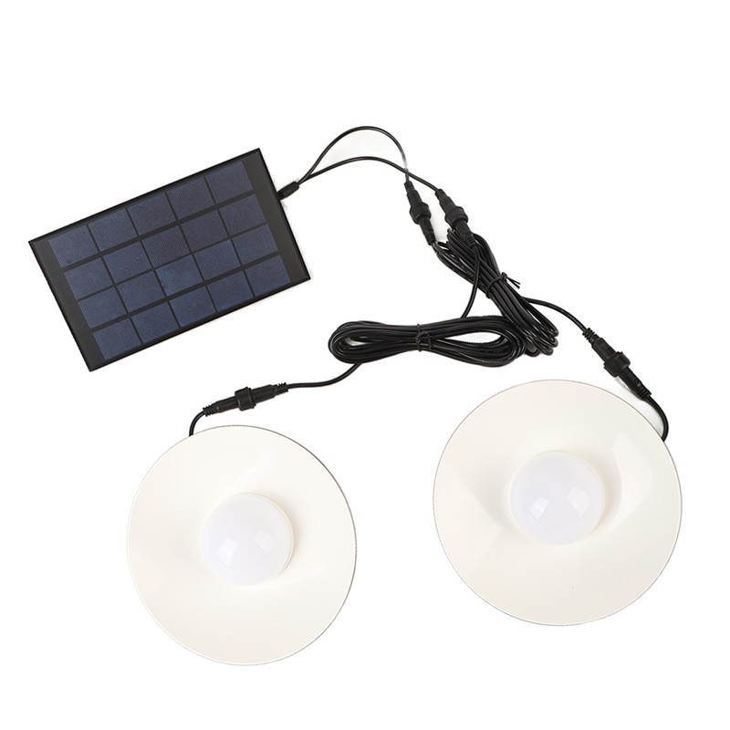 Outdoor Solar Lights IP65 Waterproof Energy Conservation 2 Headed Infrared
