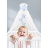 Amilian Canopy with Bow for Baby Bed, Bassinet, Cradle, Cot,