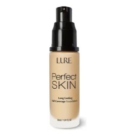 Base De Maquillaje Cobertura Completa De Larga Duración Lure Tono Latte