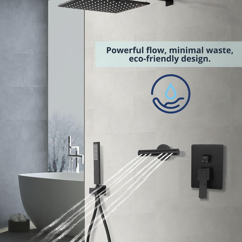 DOLGABA Shower Body Spray Jets Wall Mount Brass Shower Head