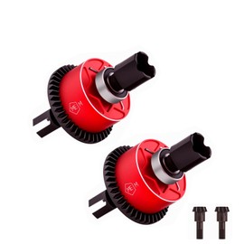 Mesimsple 2Pcs Enhanced Version 43T 10T Front Rear Differential Diff Gear Kit for Arrma 1/7 Felony Limitless Infraction Fireteam Mojave 1/8 Outcast Kraton Talion Typhon Notorious 6S Upgrades Part