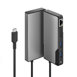ALOGIC USB-C Fusion Alpha 5-in-1 Hub V2-2 x USB-A 3.1 Gen 1, 1 x USB-C 3.1 Gen 1 & 100WPD, 1 x HDMI 4K @ 60Hz and 1 x Gigabit Ethernet