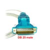 Monoprice USB 2.0 to RS-232 DB-9 Male and DB-25 Male