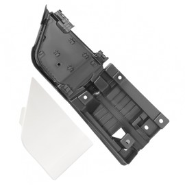 KUAFU Fuel Filler Door Housing Pocket Hinge Door Assembly with White Cover Compatible with 2015-2023 Ford Transit Van 150 250 350 HD Replacement for CK4Z-5427936-A CK4Z-61405A26-B