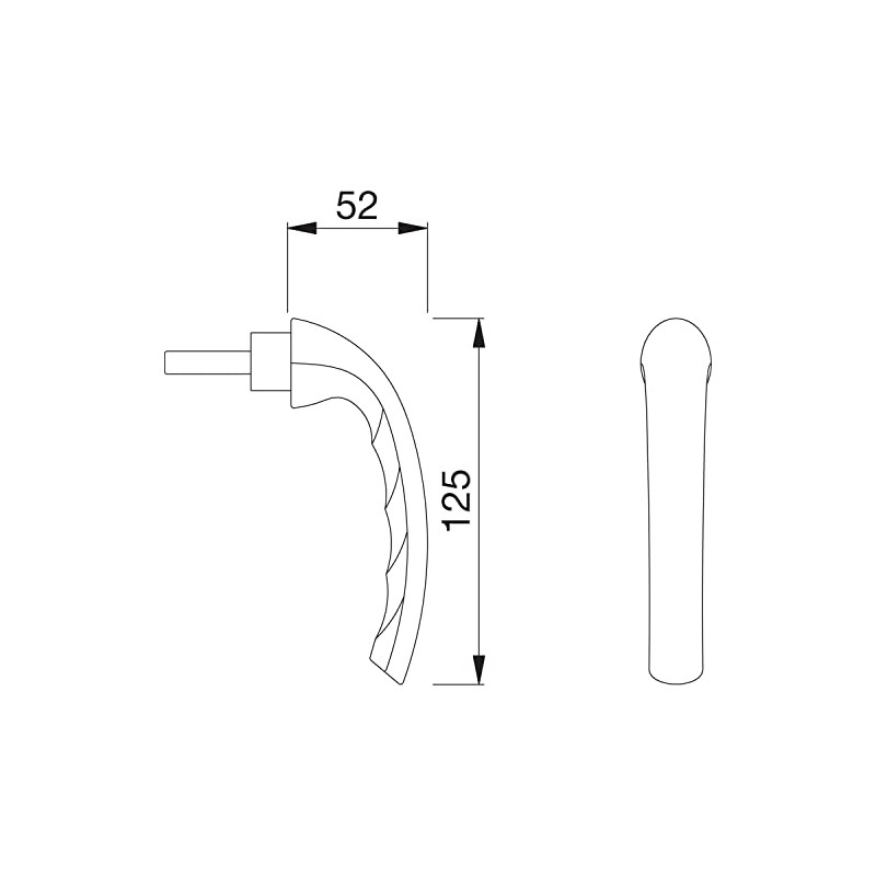 HOPPE TÔKYÔ 1776281 Window Handle White