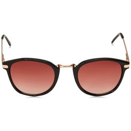 A.J. Morgan Unisex - Adult Castro Round Sunglasses,Black,198 mm