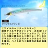 DUEL(デュエル) アイルマグネット TG ミノースリム 120mmフローティング 17g オリジナルイワシ 遠投 重心移動