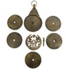 5MOONSUN5's 8.5" Hanging Brass Arabic Astrolabe Globe Maritime Navigational Astrological