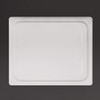 Nisbets Essentials 1/2 Gastronorm Clear Lid - Polypropylene - Dishwasher