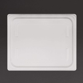 Nisbets Essentials 1/2 Gastronorm Clear Lid - Polypropylene - Dishwasher Safe - 325 x 265 mm