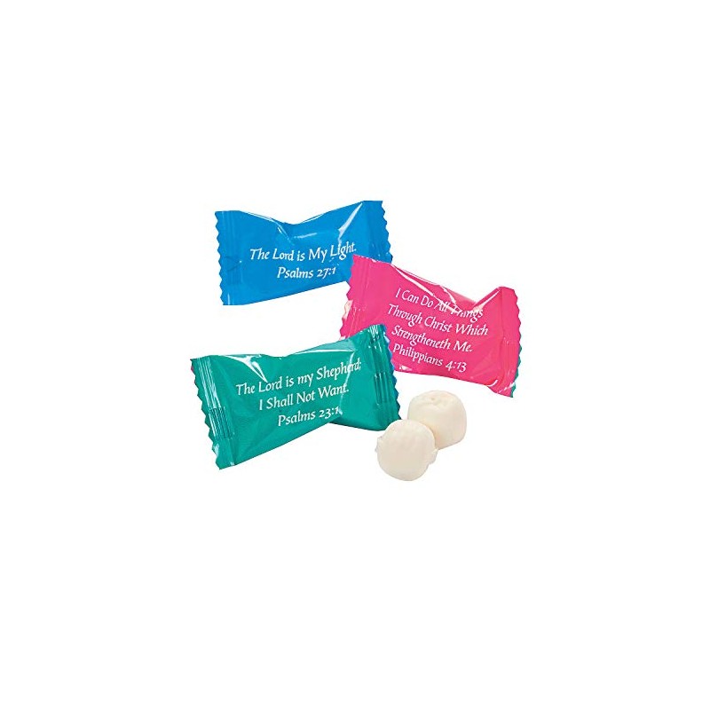 Fun Express Butter Mints Individually Wrapped Bulk 108 Count -