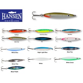 Unbekannt Hansen Fight 7,6cm Meerforellenblinker, Gewicht:18g, Farbe:White