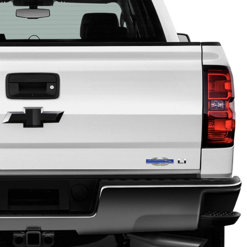 Army Combat Infantryman Metal Decal Auto Emblem