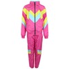 Foxxeo 80s Costume for Adults Premium 80s Tracksuit Assi –