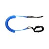 Leliafleury Blue Surfboard Leash, Surf SUP Board Leash, TPU Coiled