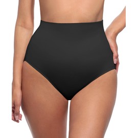 FeelinGirl Tummy Control Shapewear Panties for Women Mid- Waisted Sleamless Shaping Underwear Faja Body ShaperBlack 3X-Large