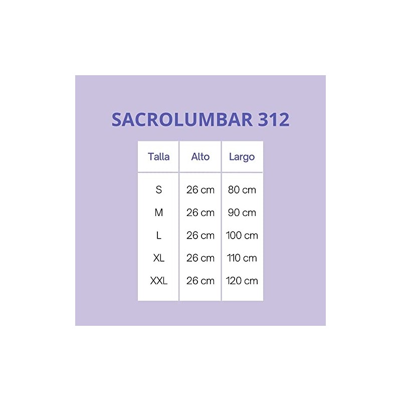Faja Sacrolumbar O Lumbosacra (XXL)