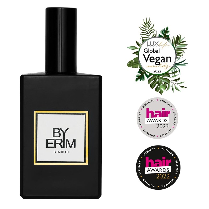 Lightweight Beard Oil ByErim Natural beard growth & nourishing hair