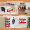 Mystozer Magnetic Spice Rack for Refrigerator, Kitchen Organizer and Storage