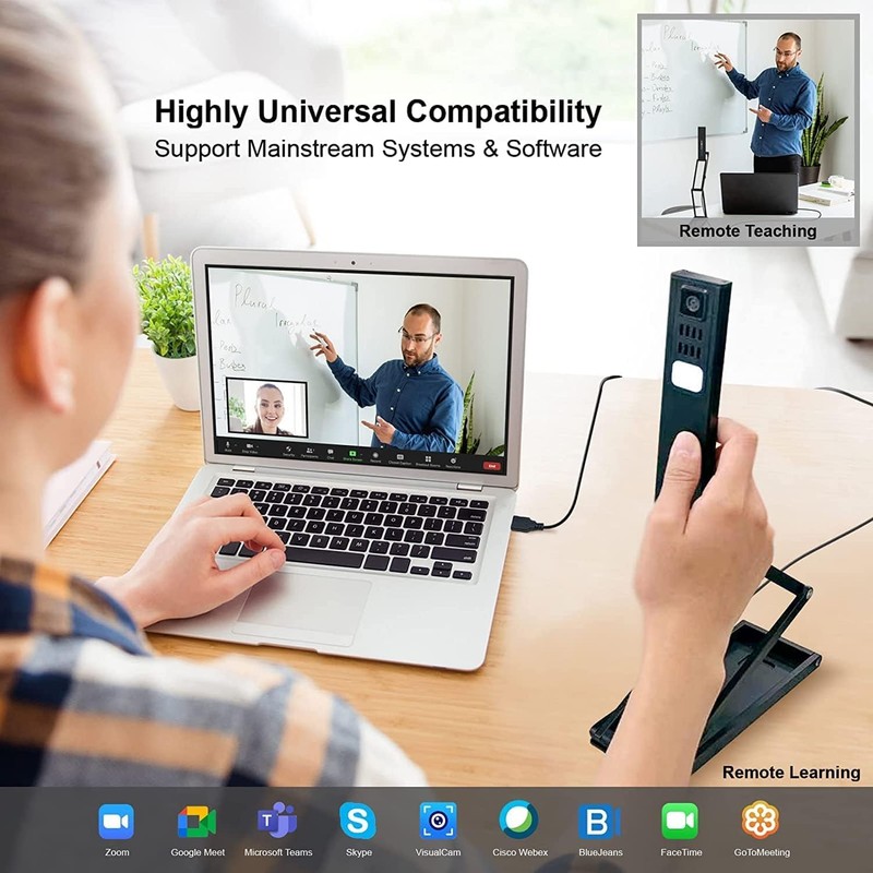 VIISAN P4U 13MP 4K UHD Document Camera & Webcam with
