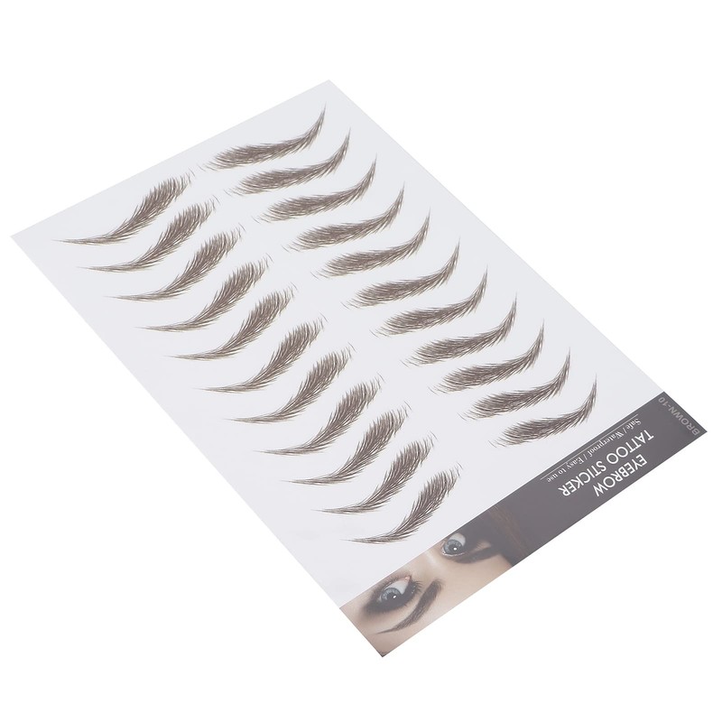 Eyebrow Tattoo Stickers, Eyebrow Transfer Stickers, Waterproof, 4D, Hair Like