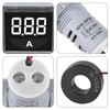 XIITIA 3pcs 60-500V 0-100A AC Digital Ammeter Voltmeter, 22mm Square
