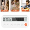 Digital Kitchen Timer, Visual Timer with Large LED Display, Adjustable