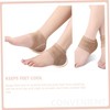 TOVINANNA 2 Pairs Moisturizing Heel Protective Socks of Comfortable Gel
