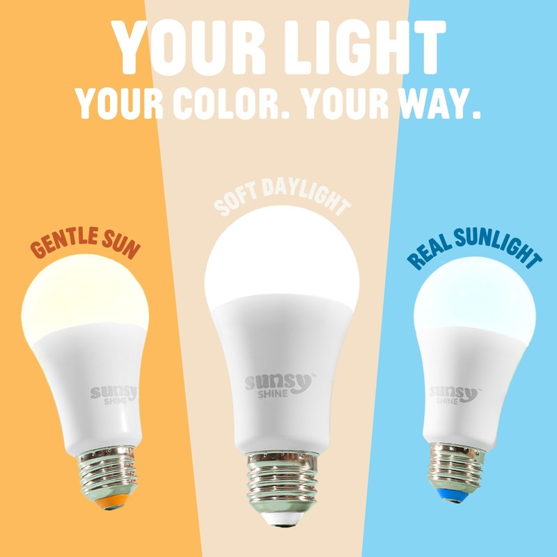 Sunsy Shine - foco de luz solar de espectro completo