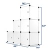 Work-It! Cube Storage Organizer - 12 Cubes | Stackable Portable